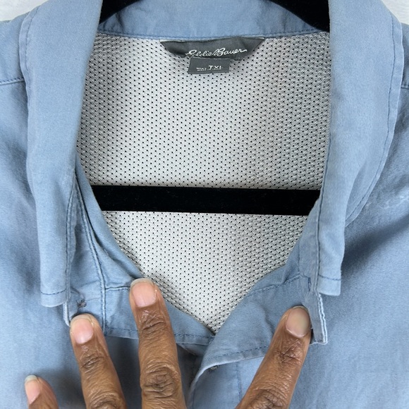 Eddie Bauer Men’s Short Sleeve Fishing Shirt Size TXL - Picture 7 of 10